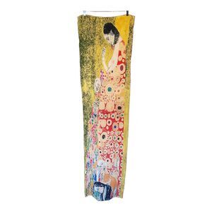 Gustav Klimt Abandoned Hope II Long Silk Scarf Wrap Art To Wear